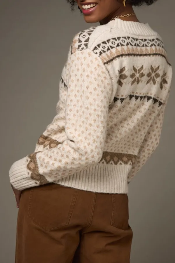 Olivia Fairisle Button Down Cardigan