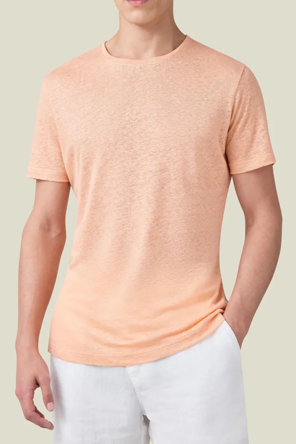 Non-Stretch Linen T-Shirt