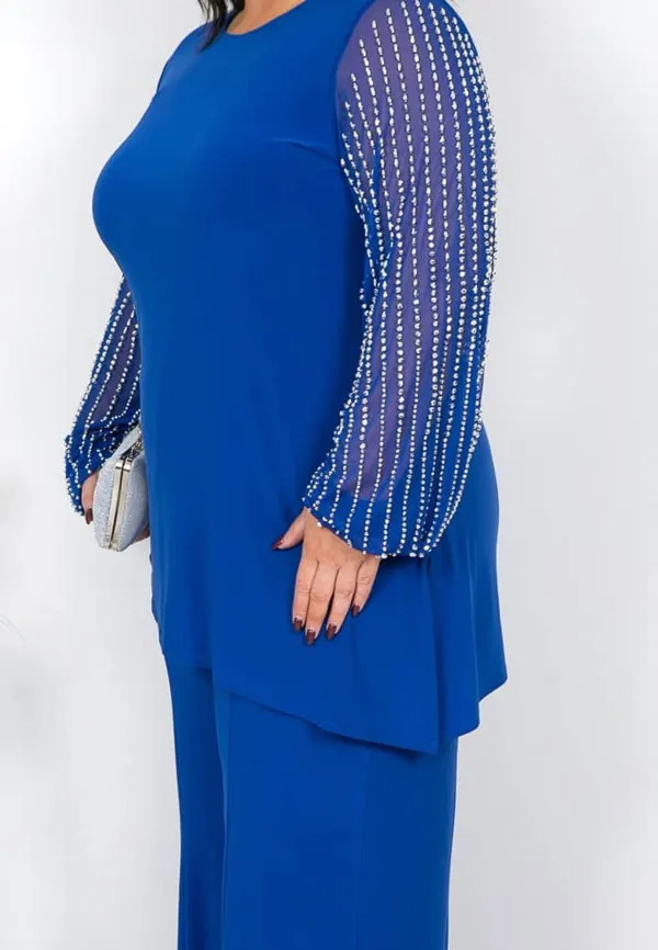 Royal Beaded Top and Trousers