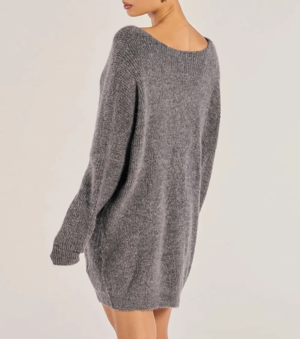 Effortless And Cozy Knit Long Sleeve Oversized Sweater