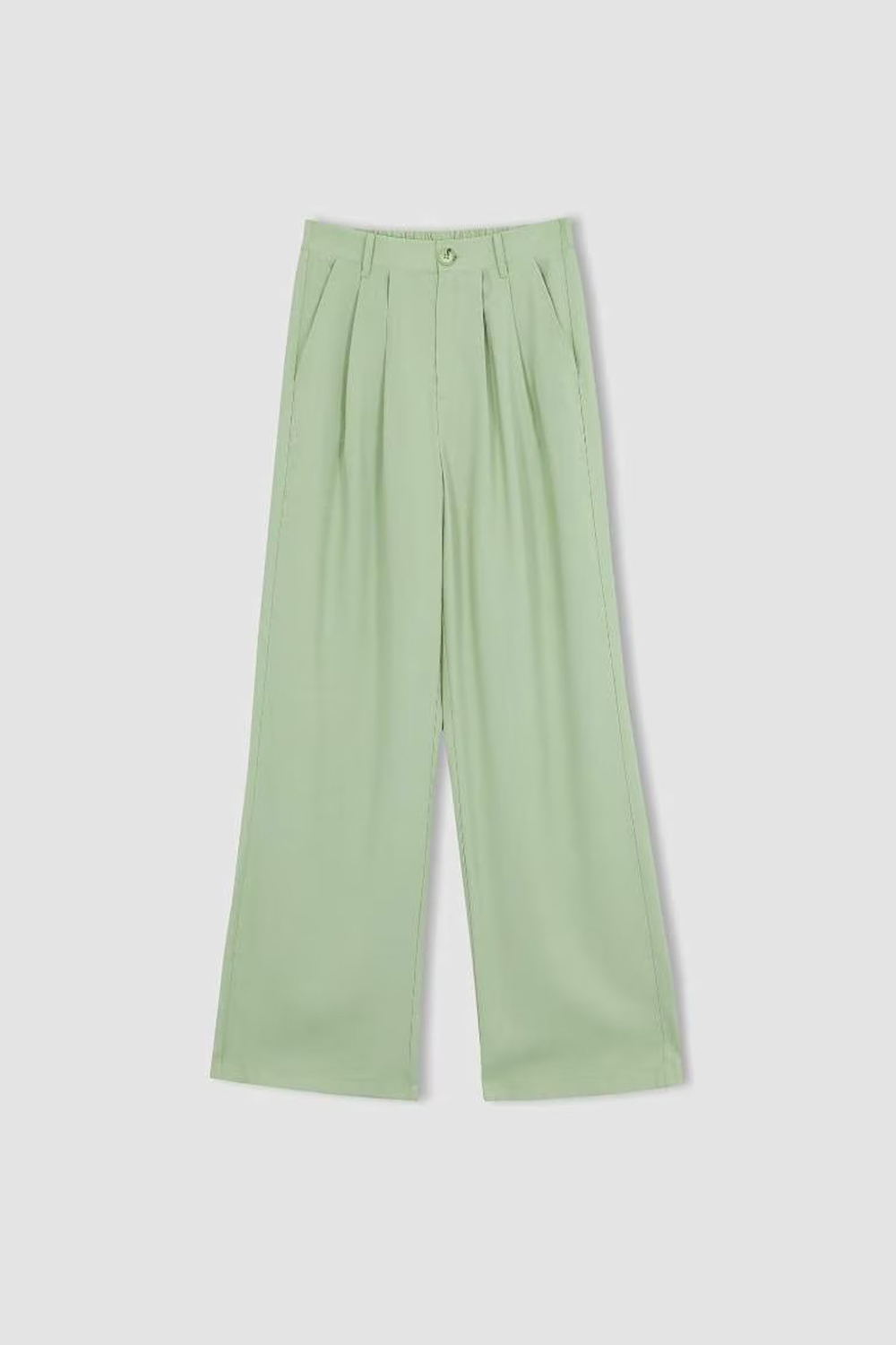 Wide Leg Normal Waist Pocket Trousers