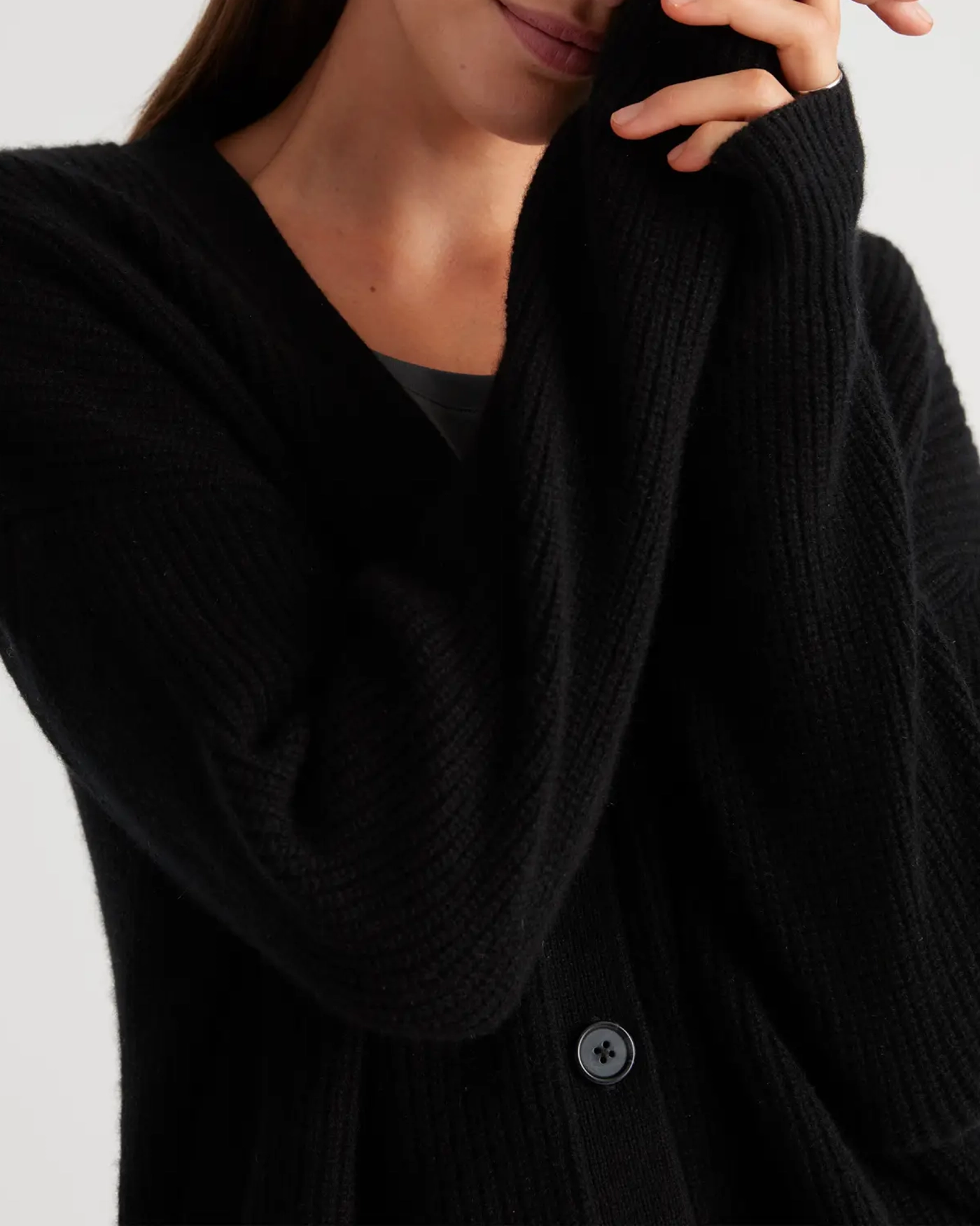 Cropped Cardigan Sweater