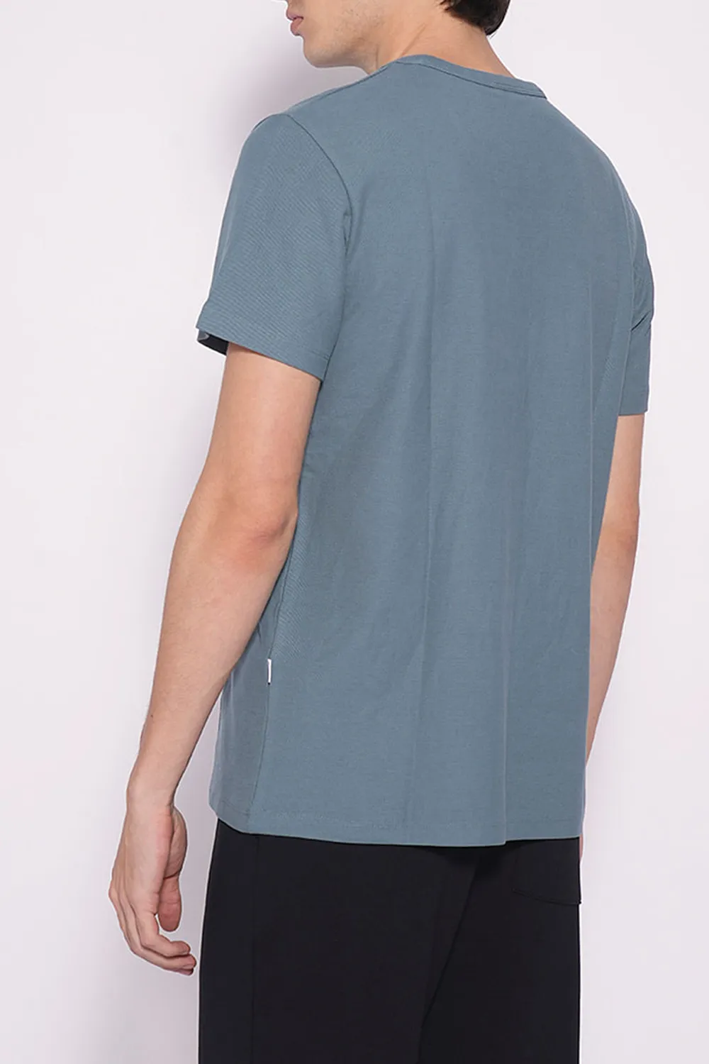 Blue Organic Cotton T-shirt