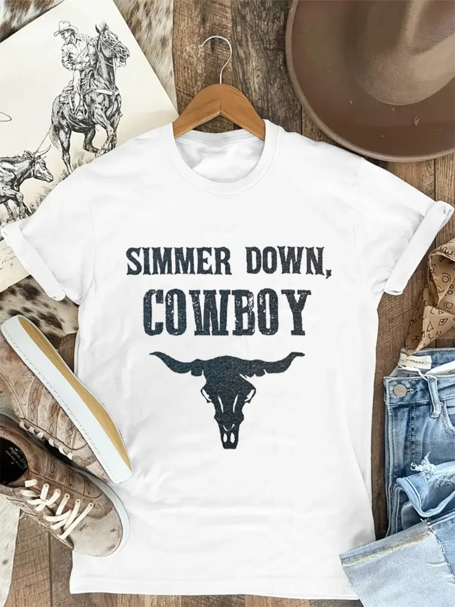 Simmer Down Cowboy T-shirt