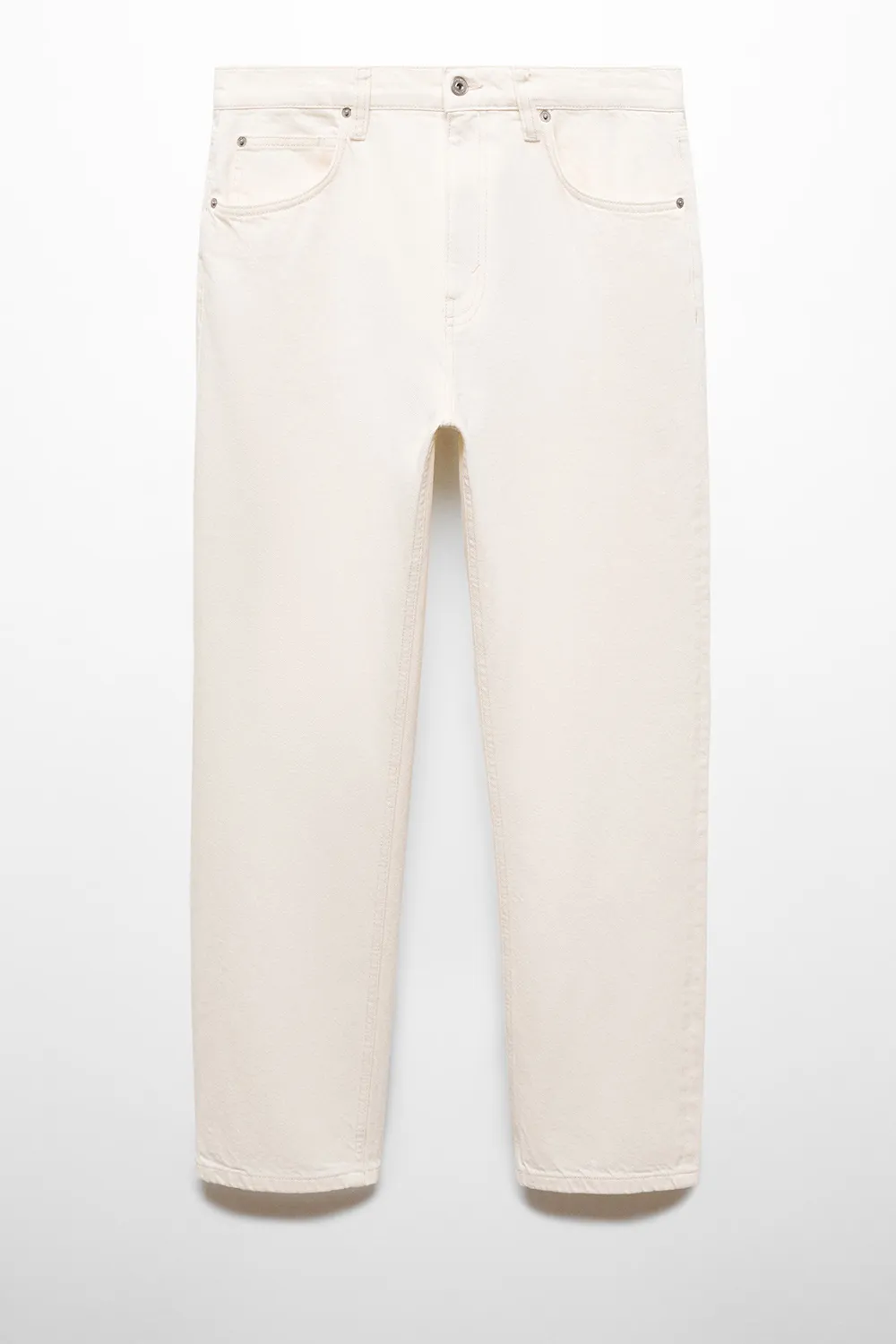 Relaxed-fit washed-effect jeans