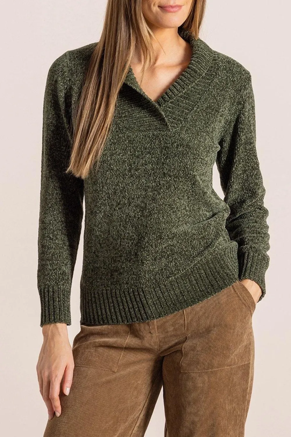 Chenille Collar Jumper