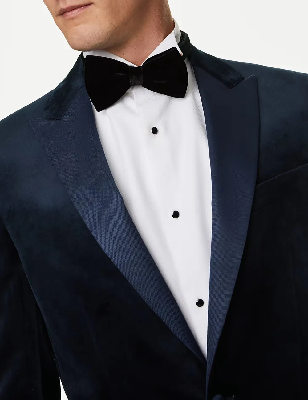 Slim Fit Velvet Tuxedo Jacket