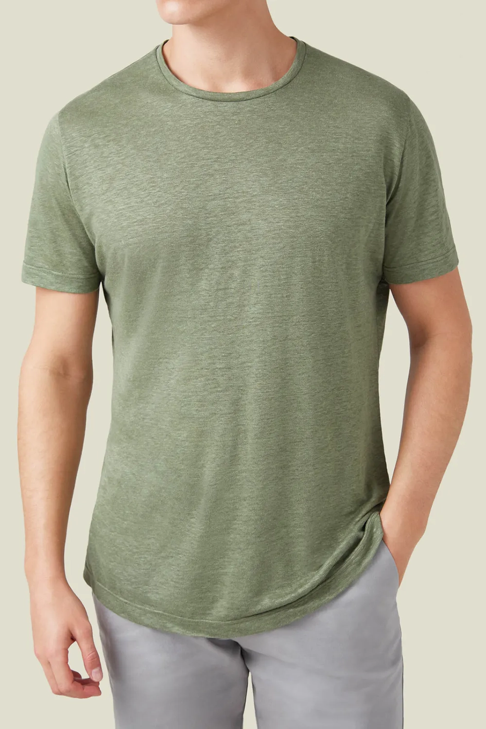 Lightweight Classic Crew Neckline T-shirt