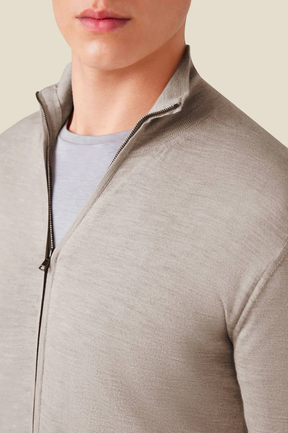 Full Double-Ended Zip Cardigan