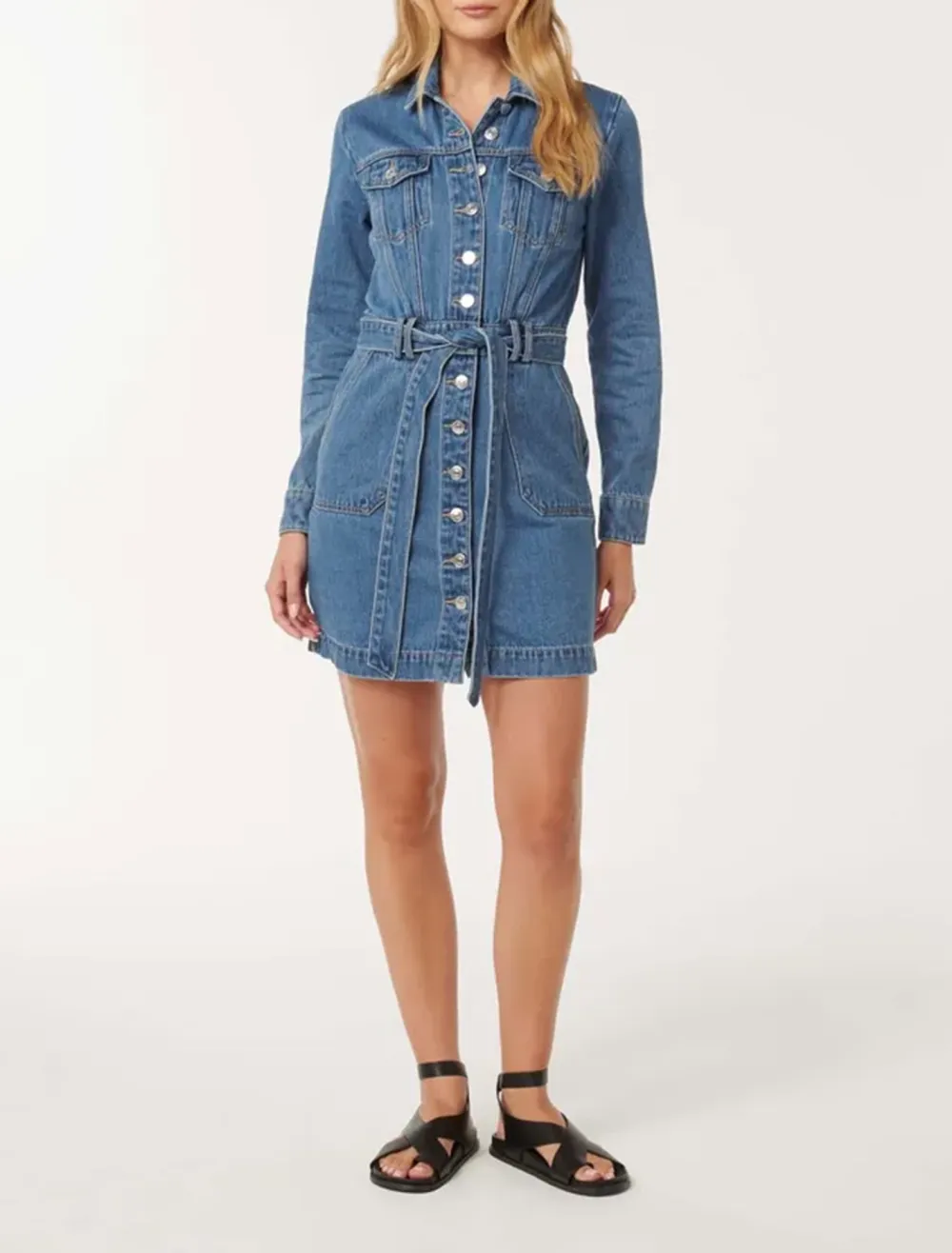 Raelyn Denim Dress