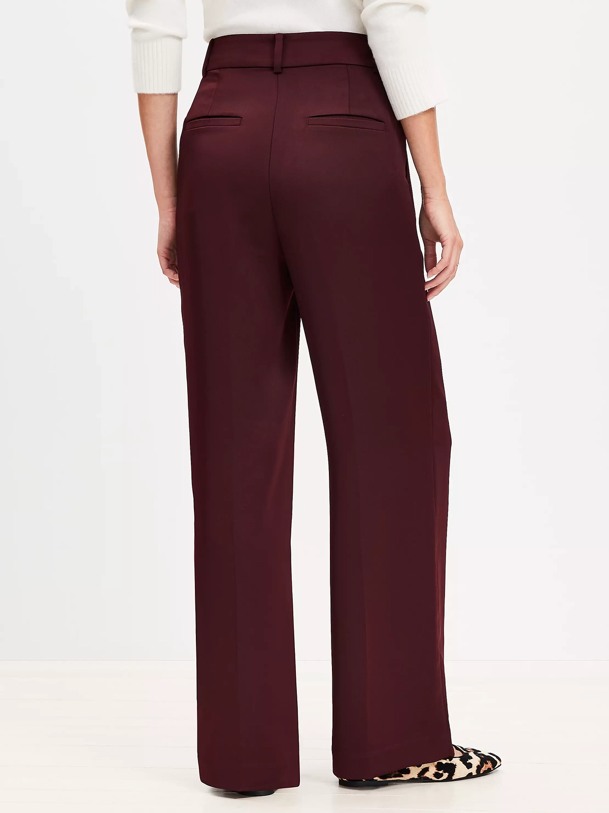 Peyton Trouser Pants in Satin