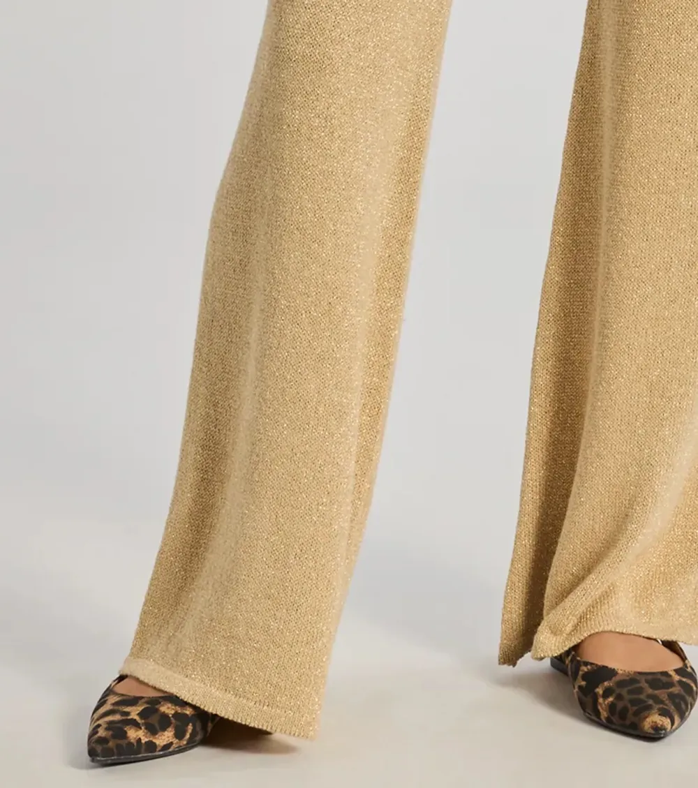 Cozy Luxe Lurex Knit Pants