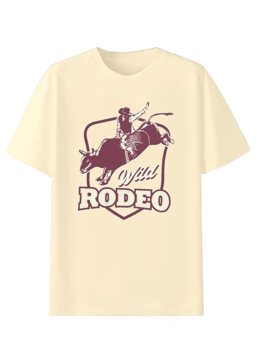 Wild West Cowboy Athletic Performance Pattern T-shirt