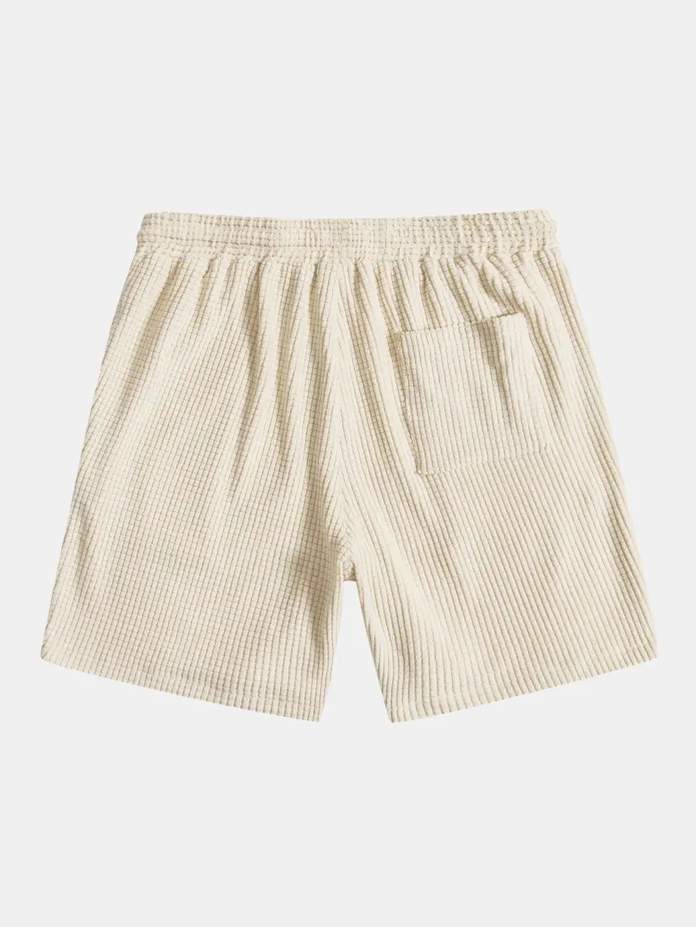 Waffle Drawstring Shorts