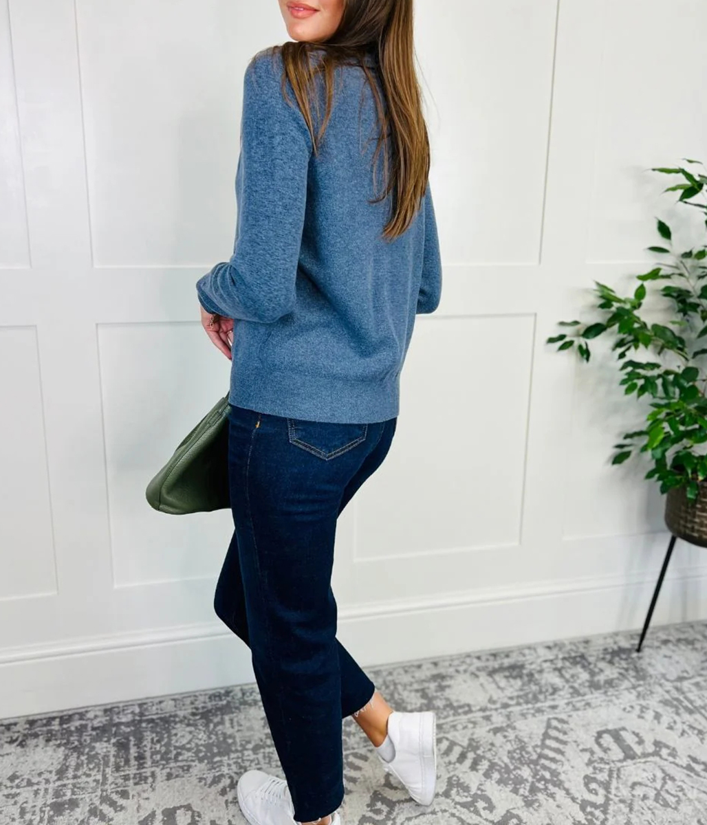 Blue Recycled Blend Jumper