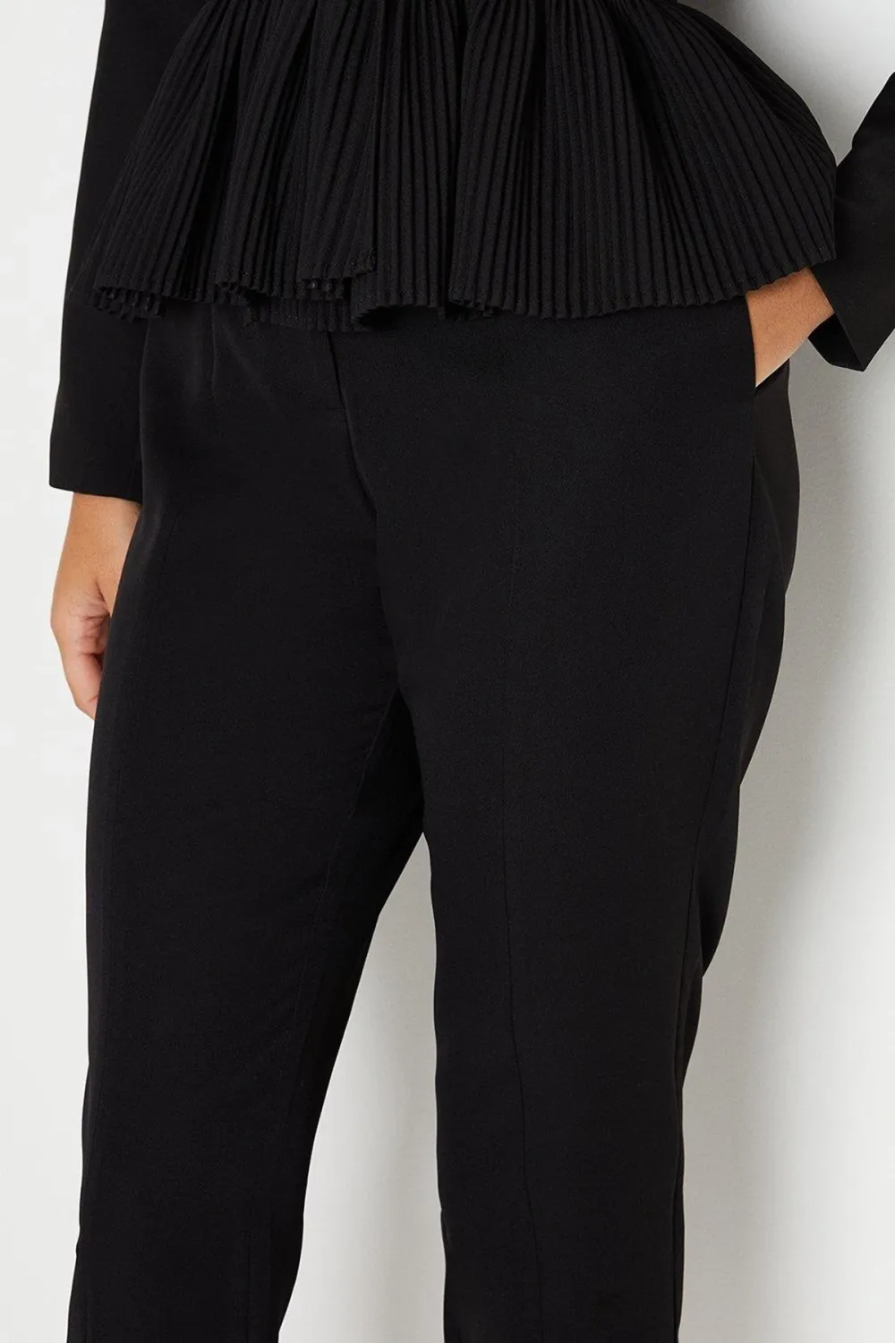 7/8 Split Front Slim Trouser