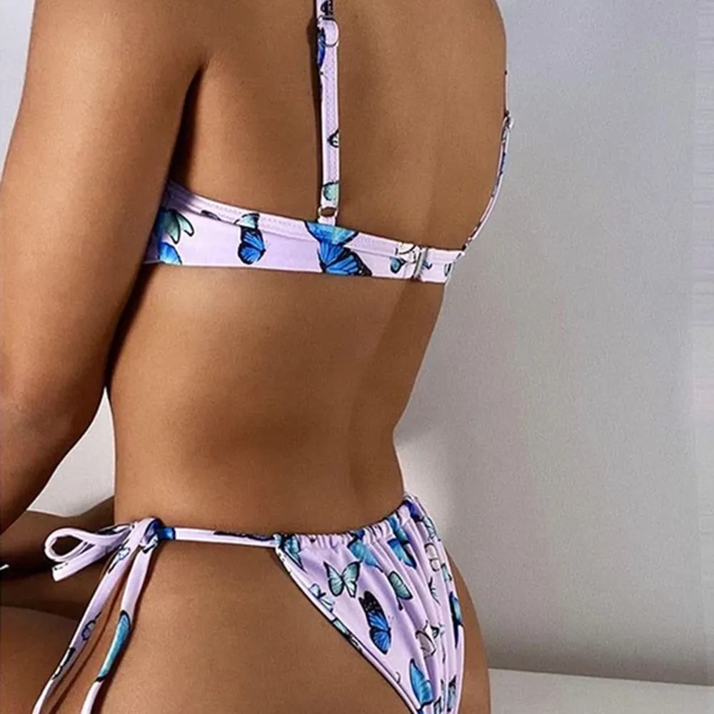 Carla Rib Ruffle Bikini