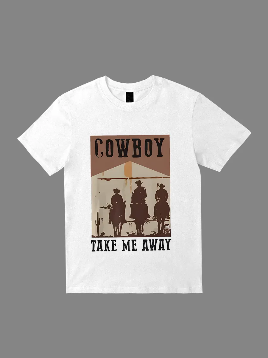 COWBOY TAKE ME AWAY TEE