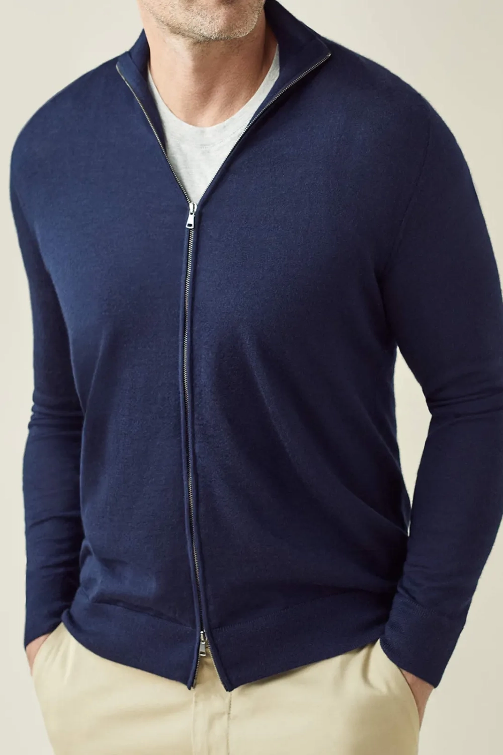 Full Double-Ended Zip Cardigan