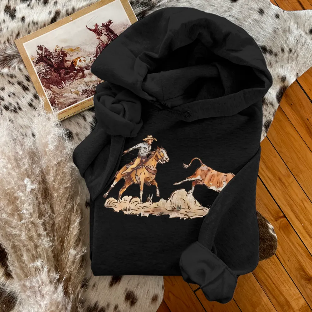 Western Cowboy Hoodie