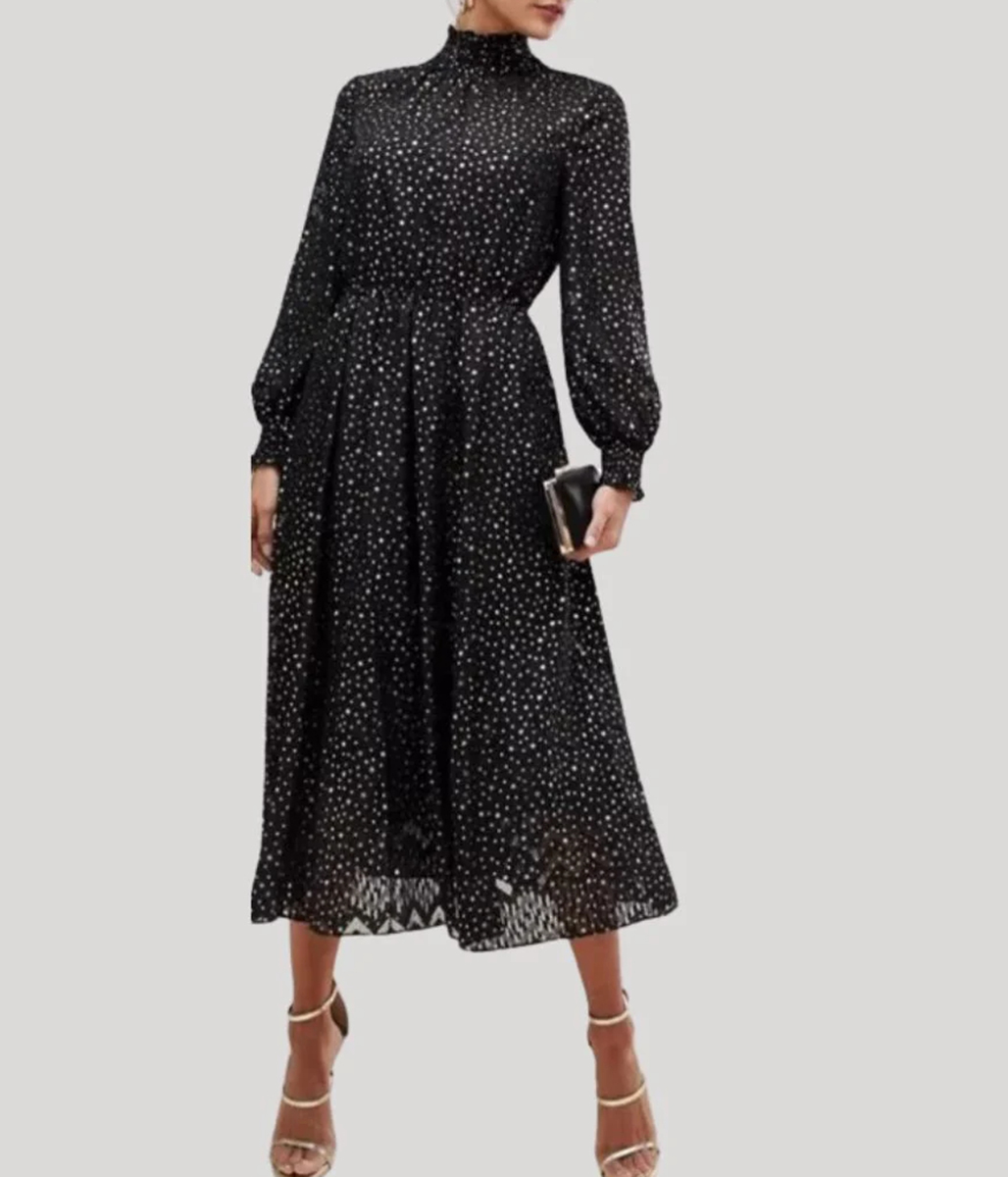 Ted Baker Georgette Star Midi Dress