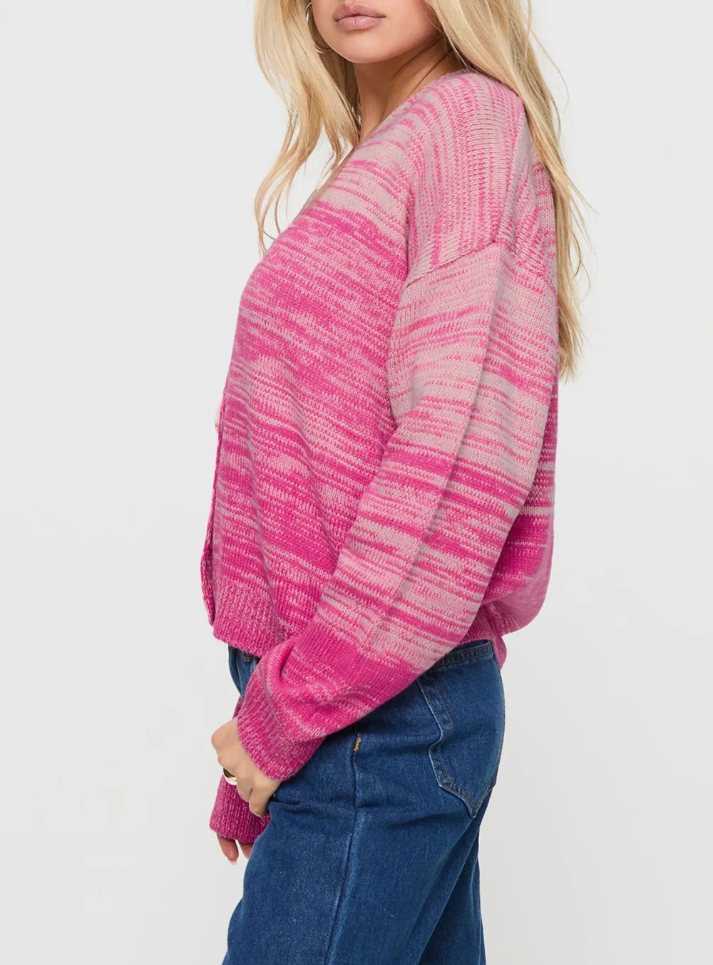 Emikio Cardigan Ombre Pink