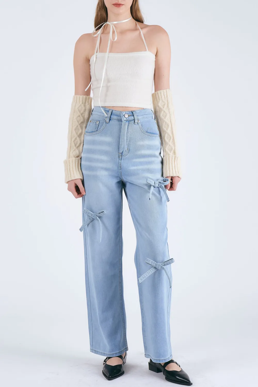 Maisie Bow Detail Jeans