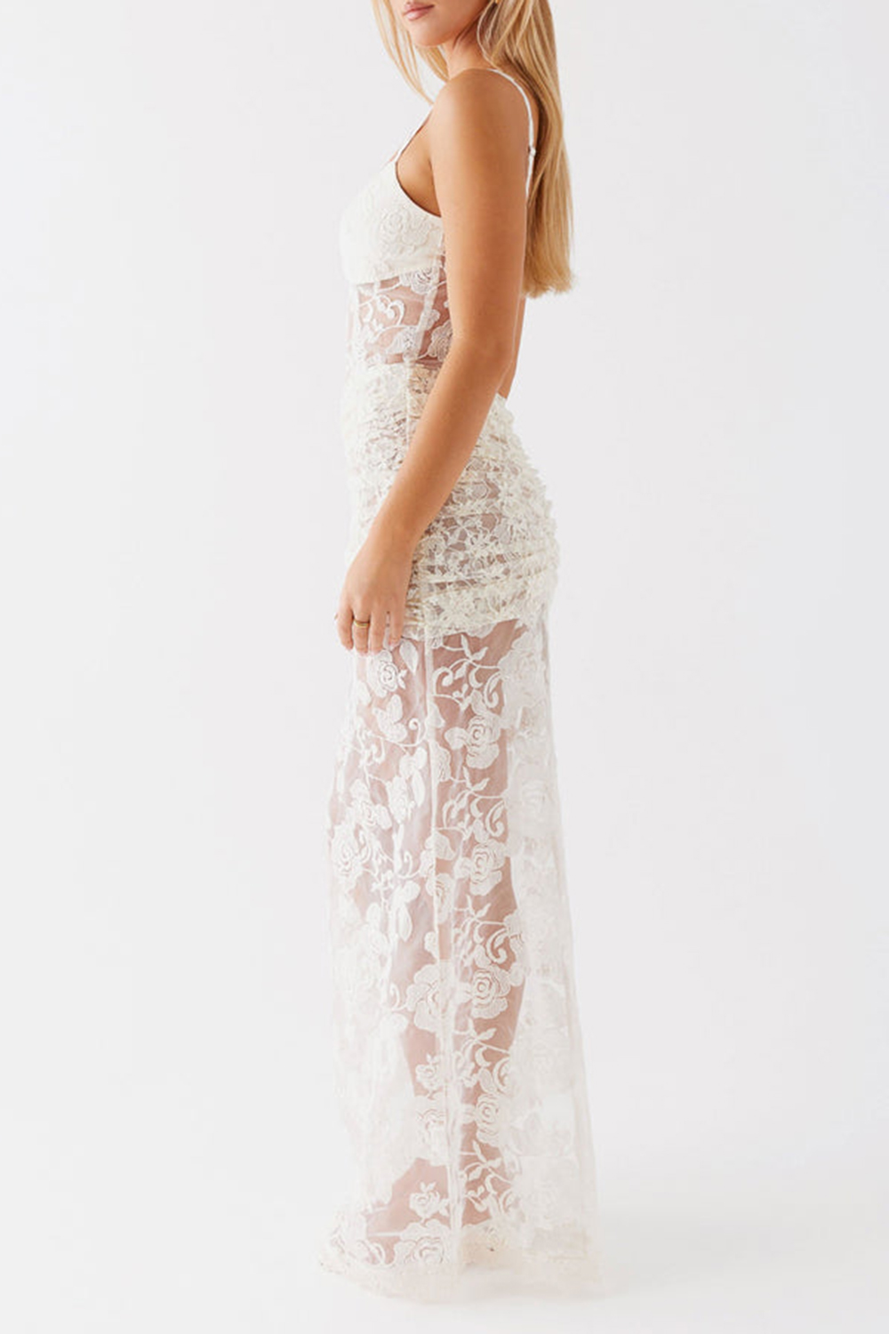 Bare With Me Maxi Dress - White