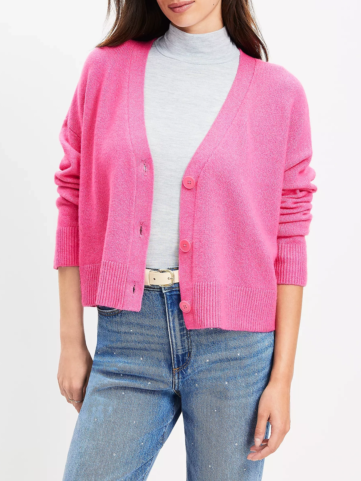 Modern V-Neck Cardigan