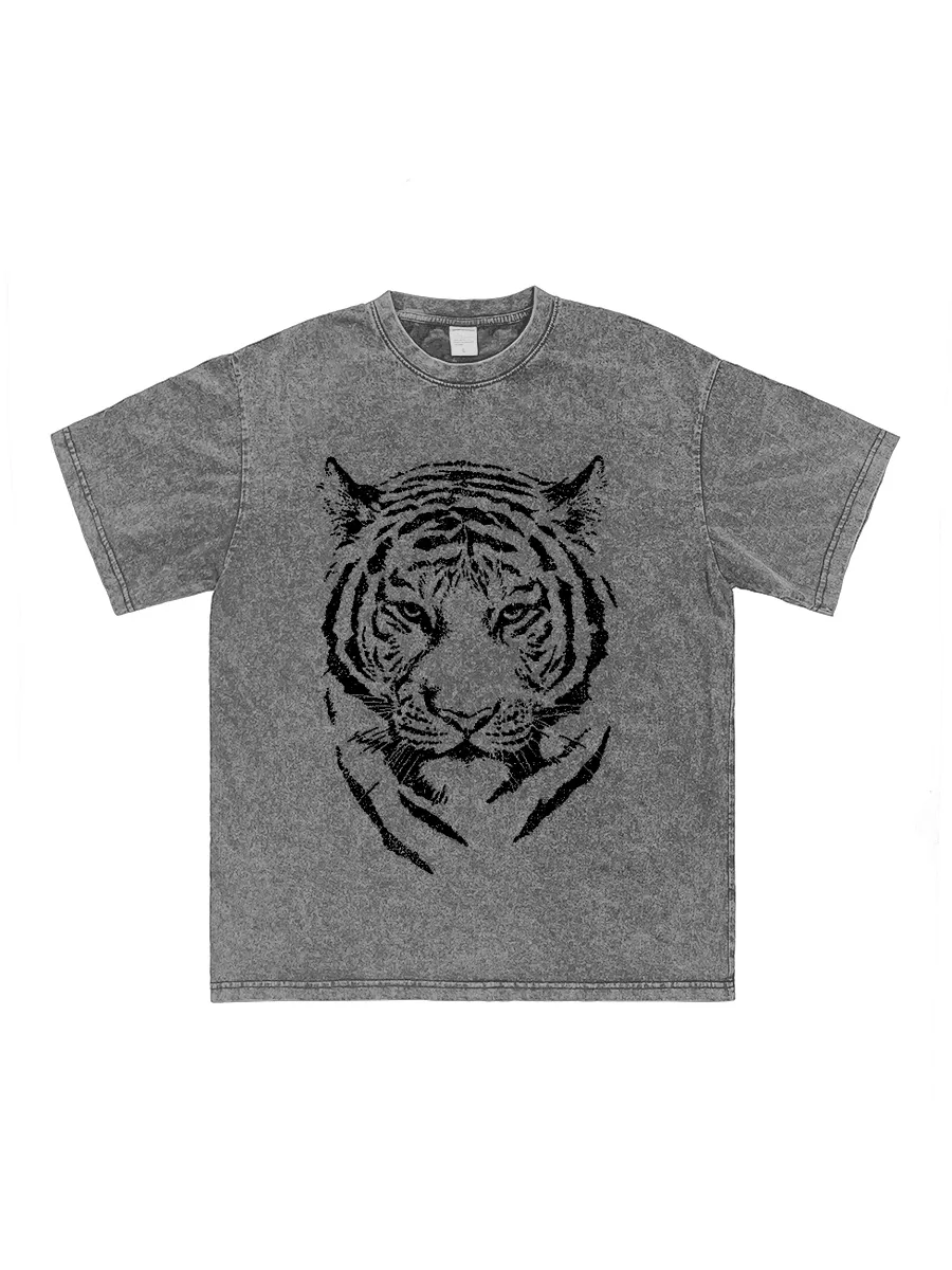 Retro Tiger Face T-shirt