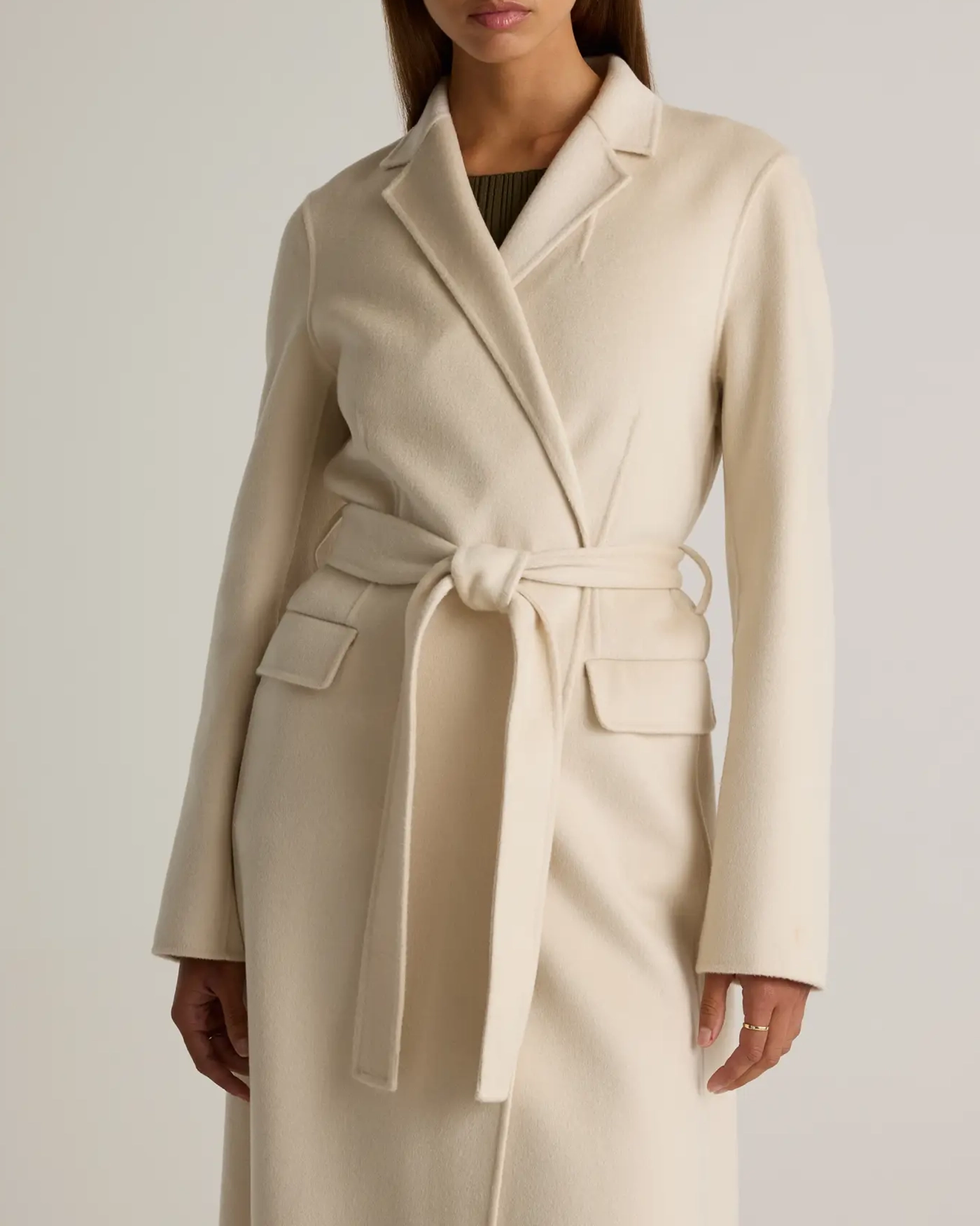 Daily Double-Faced Wrap Coat