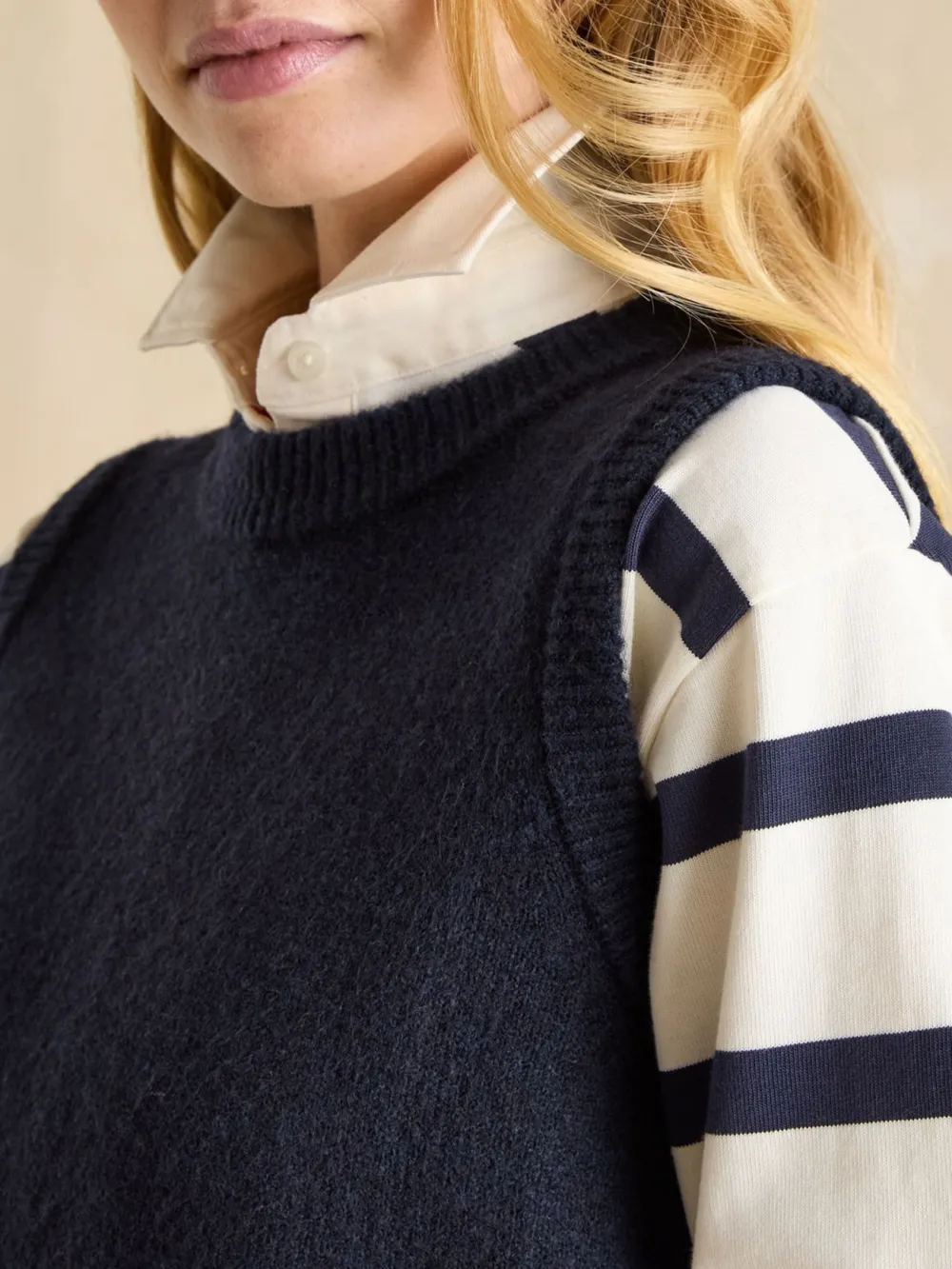 Cracking Navy Intarsia 4x4 Jumper