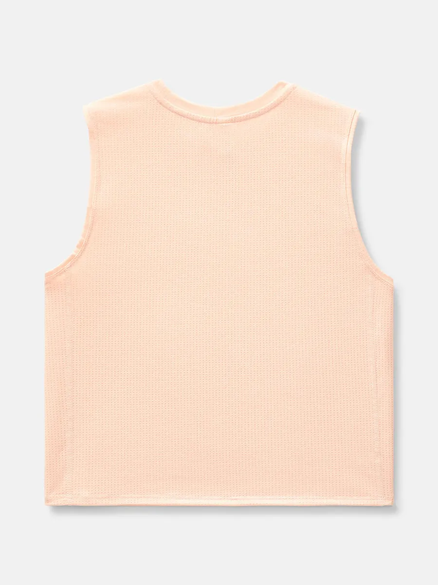 Mesh Cropped Muscle Tank