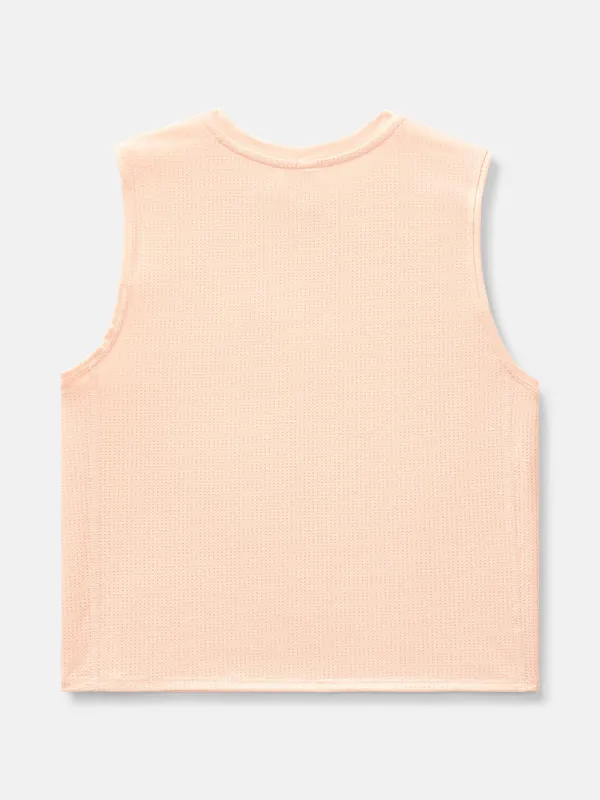 Mesh Cropped Muscle Tank