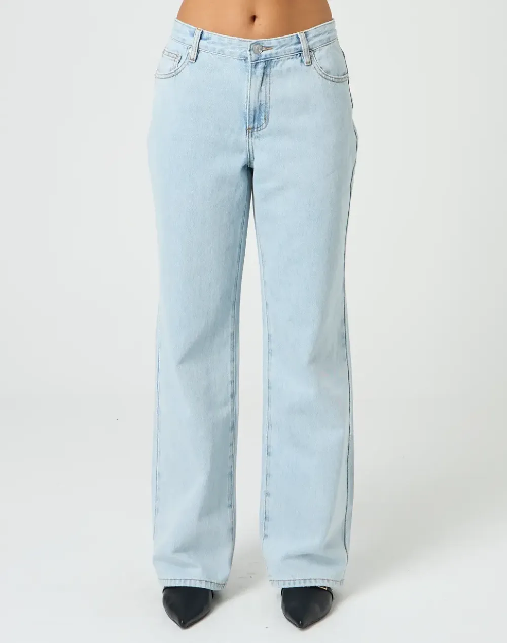 Low Rise Straight Leg Jean