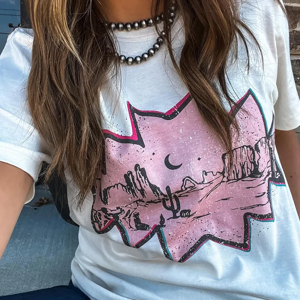 Pink Desert Graphic Tee