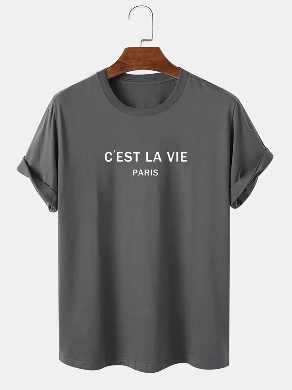 Paris Letter Print T-Shirt