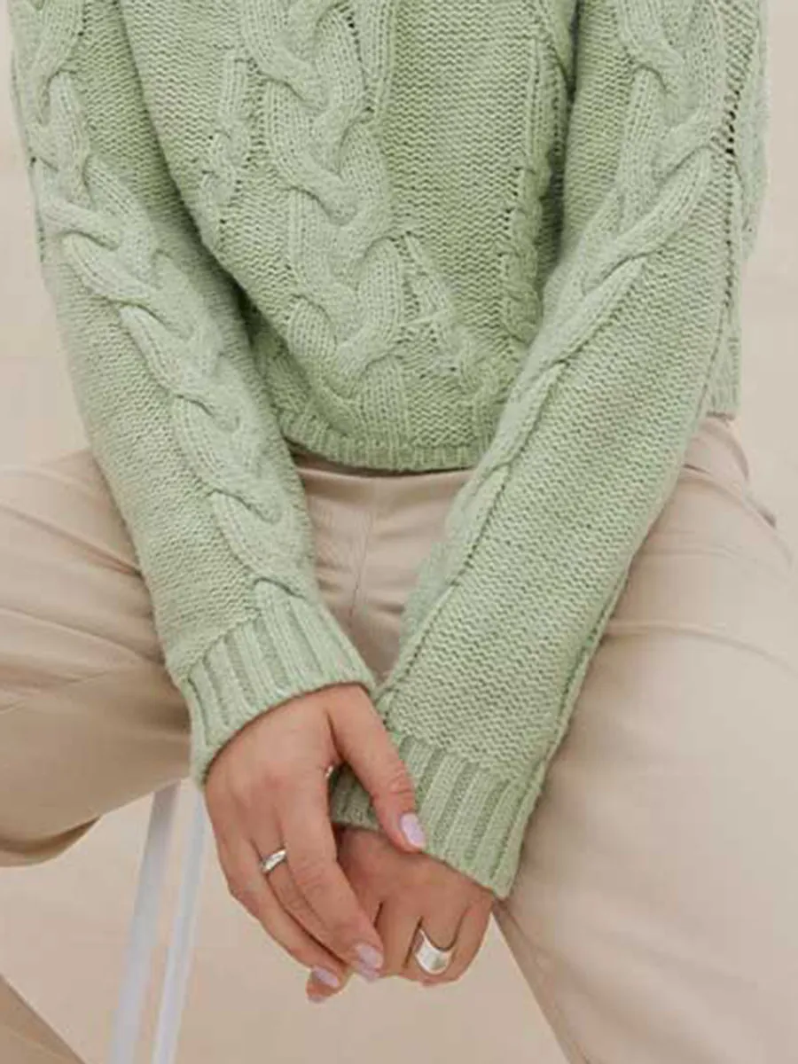 SOVERE STUDIO LINKED CABLE SWEATER