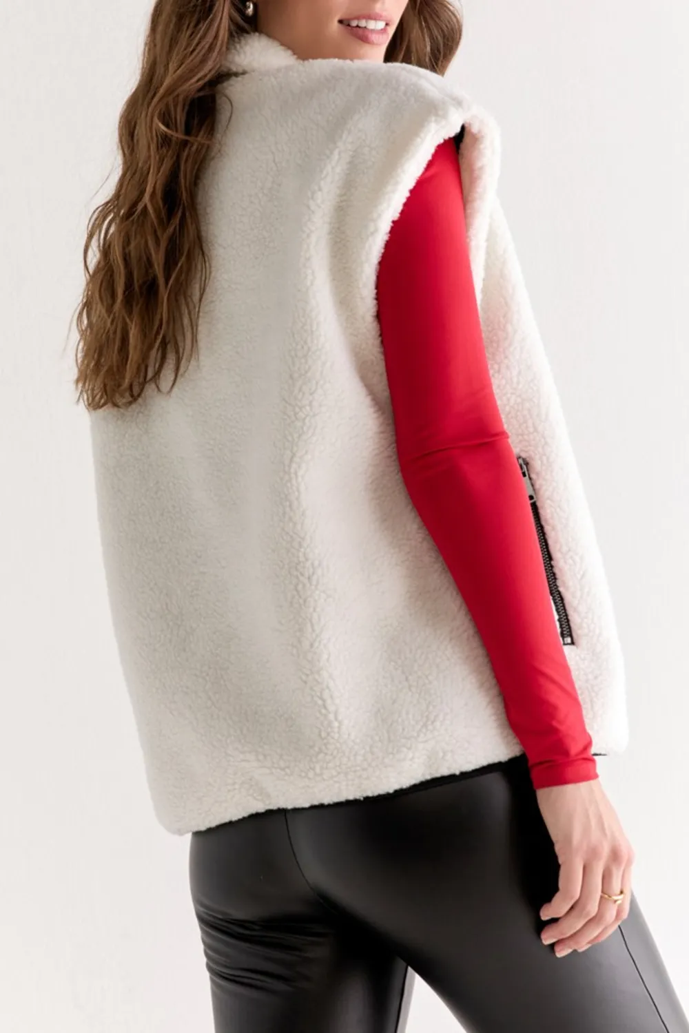 Lindsay Two Toned Sherpa Vest