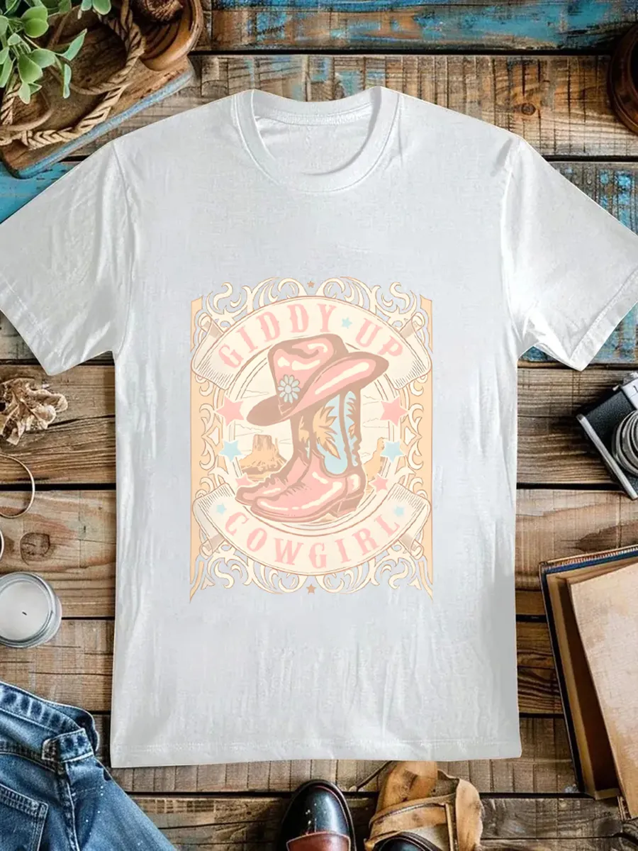 giddy up gowgirl tee