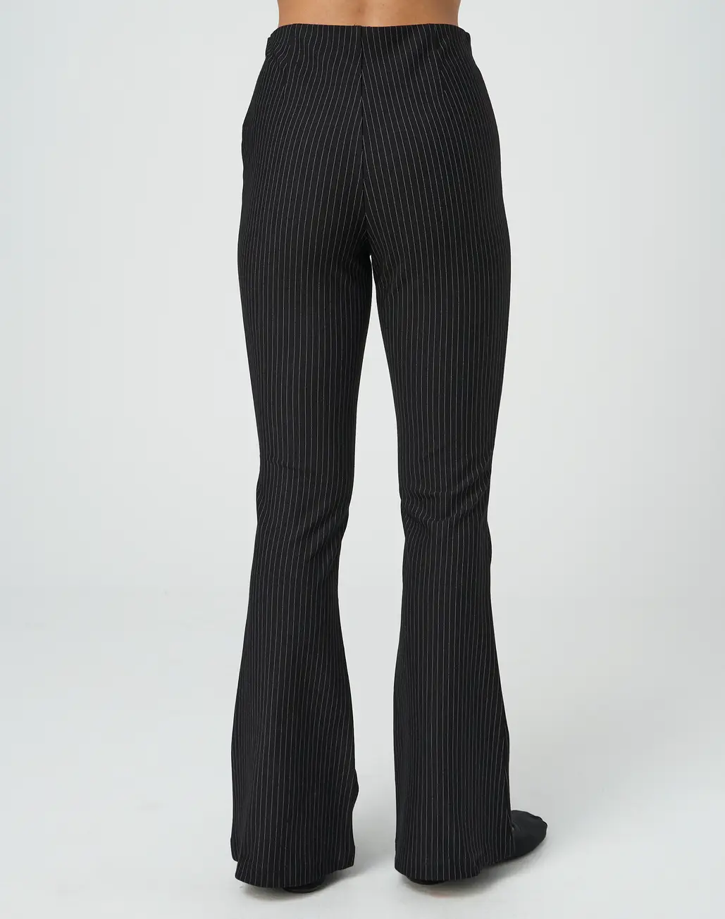 High Rise Pinstripe Ponte Pant