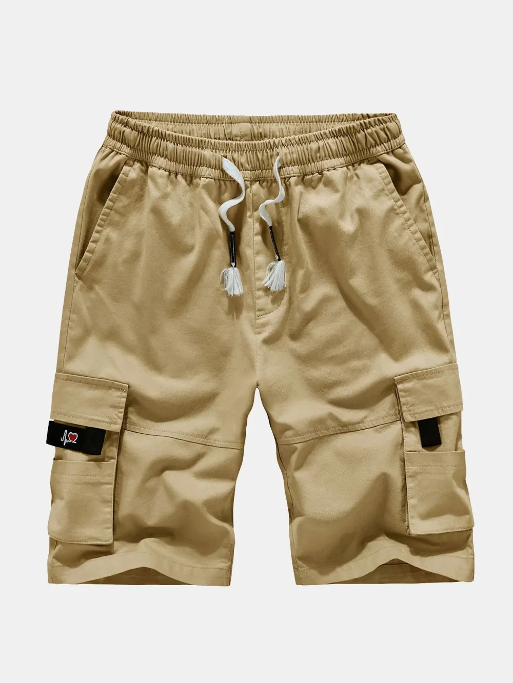 Drawstring Chino Cargo Shorts