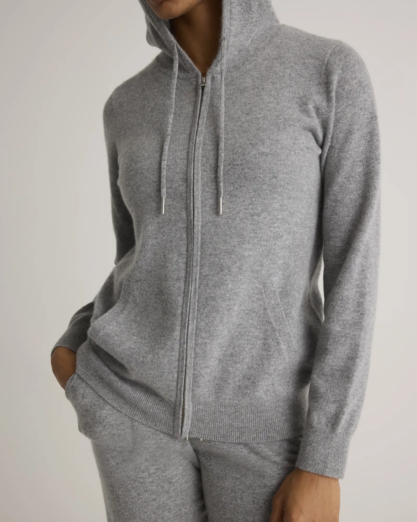 Slight Stretch Full-Zip Hoodie