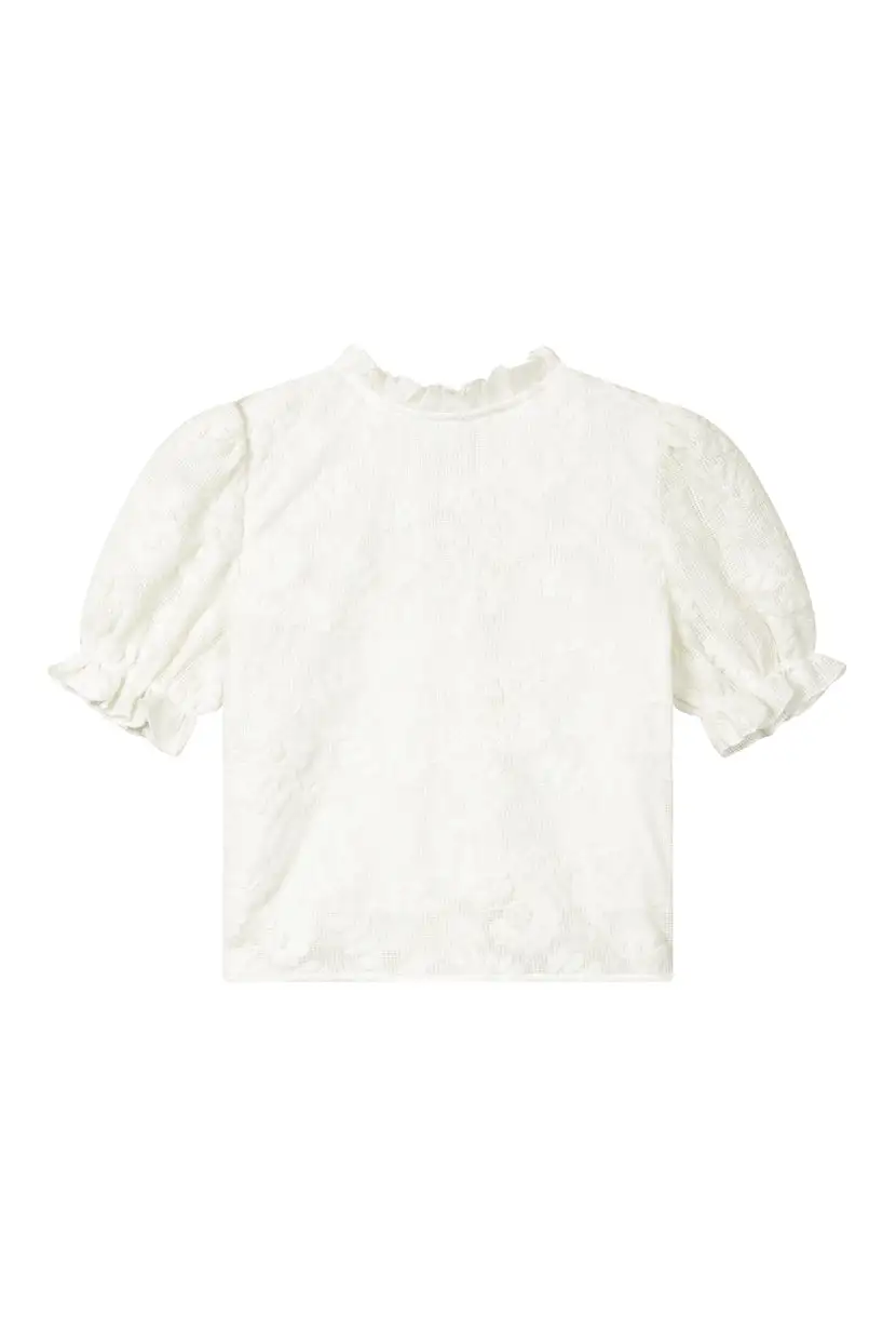 Earline Top - Ivory Lace