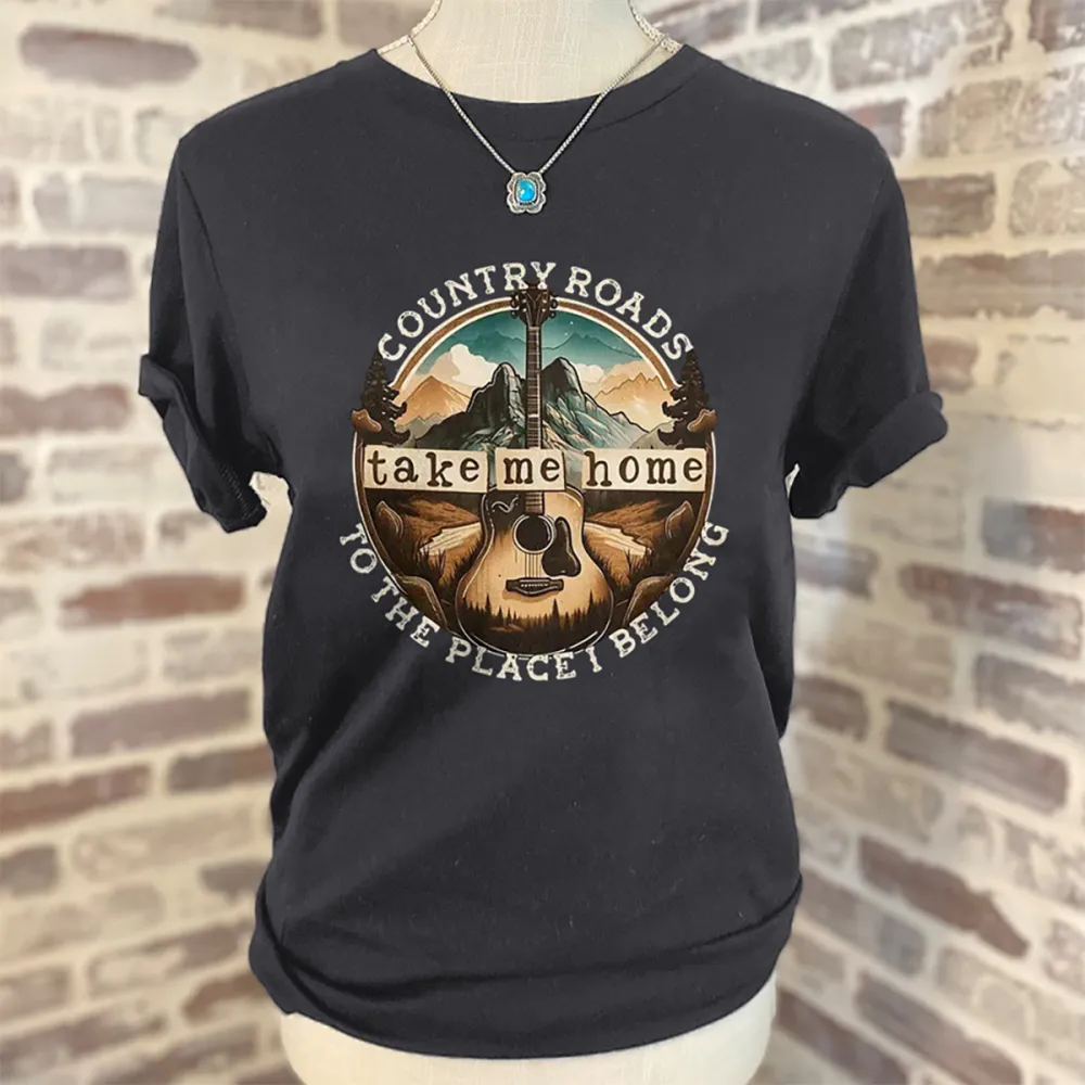 Country Roads Take Me Home T-shirt