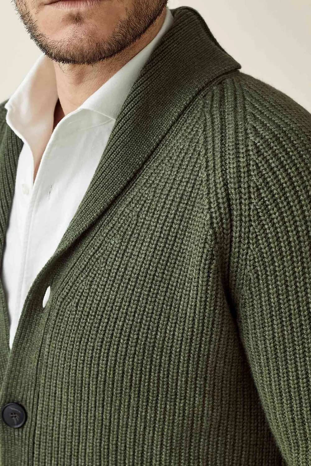 Comfortable Relaxed Fit Shawl Cardigan