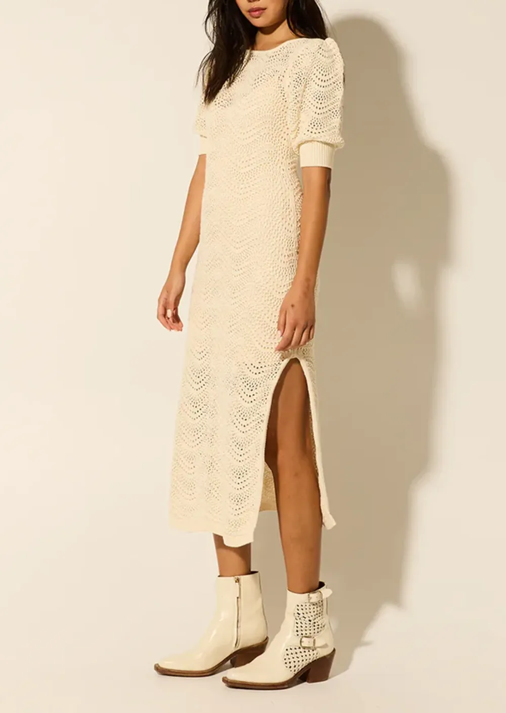 KIVARI MARIANA KNIT MIDI DRESS