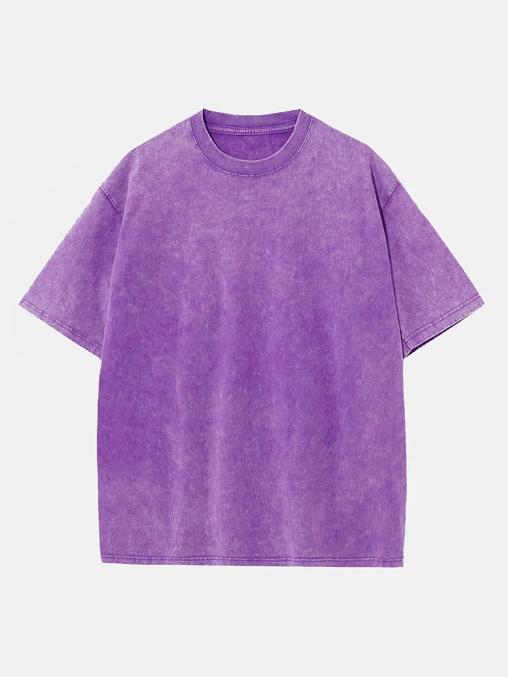 Washed Distressed Drop Shoulder T-Shirt