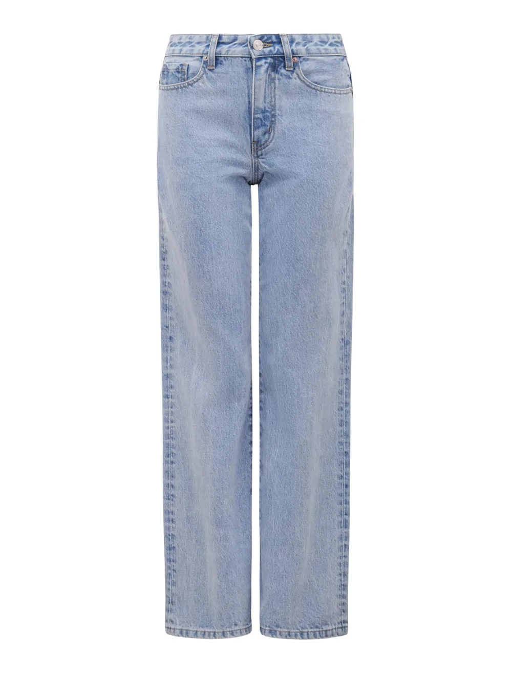 Sky Petite Straight-Leg Jeans