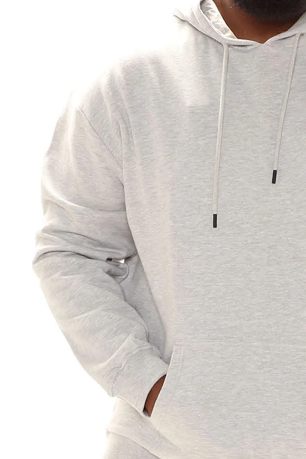 Slight Stretch Tyson Hoodie - Heather Grey